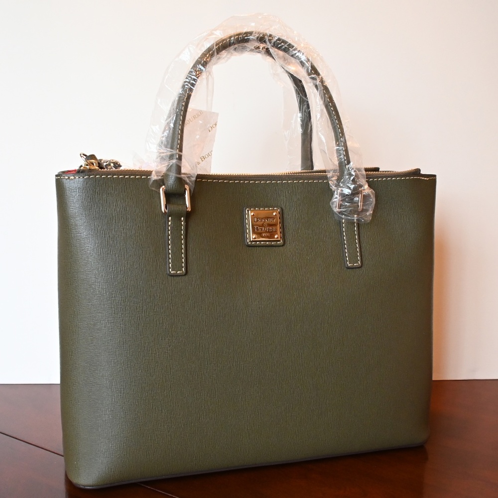 Dooney & Bourke Willa Zip Satchel Olive